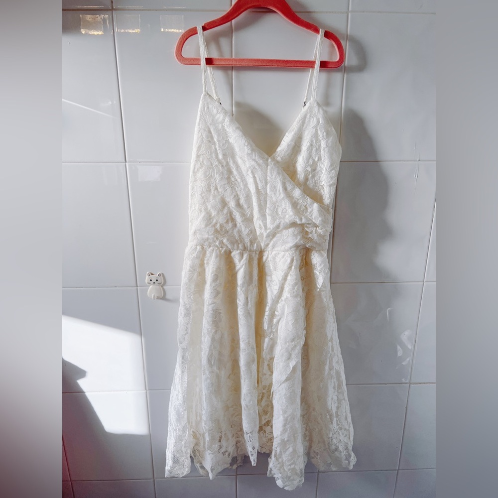 Abercrombie & Fitch White Strappy Dress S size